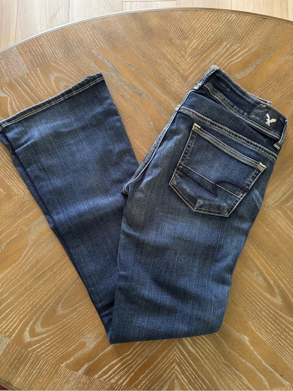 Women's American Eagle Dark Blue Bootcut Jeans